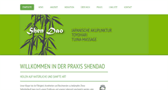 Desktop Screenshot of praxisshendao.ch